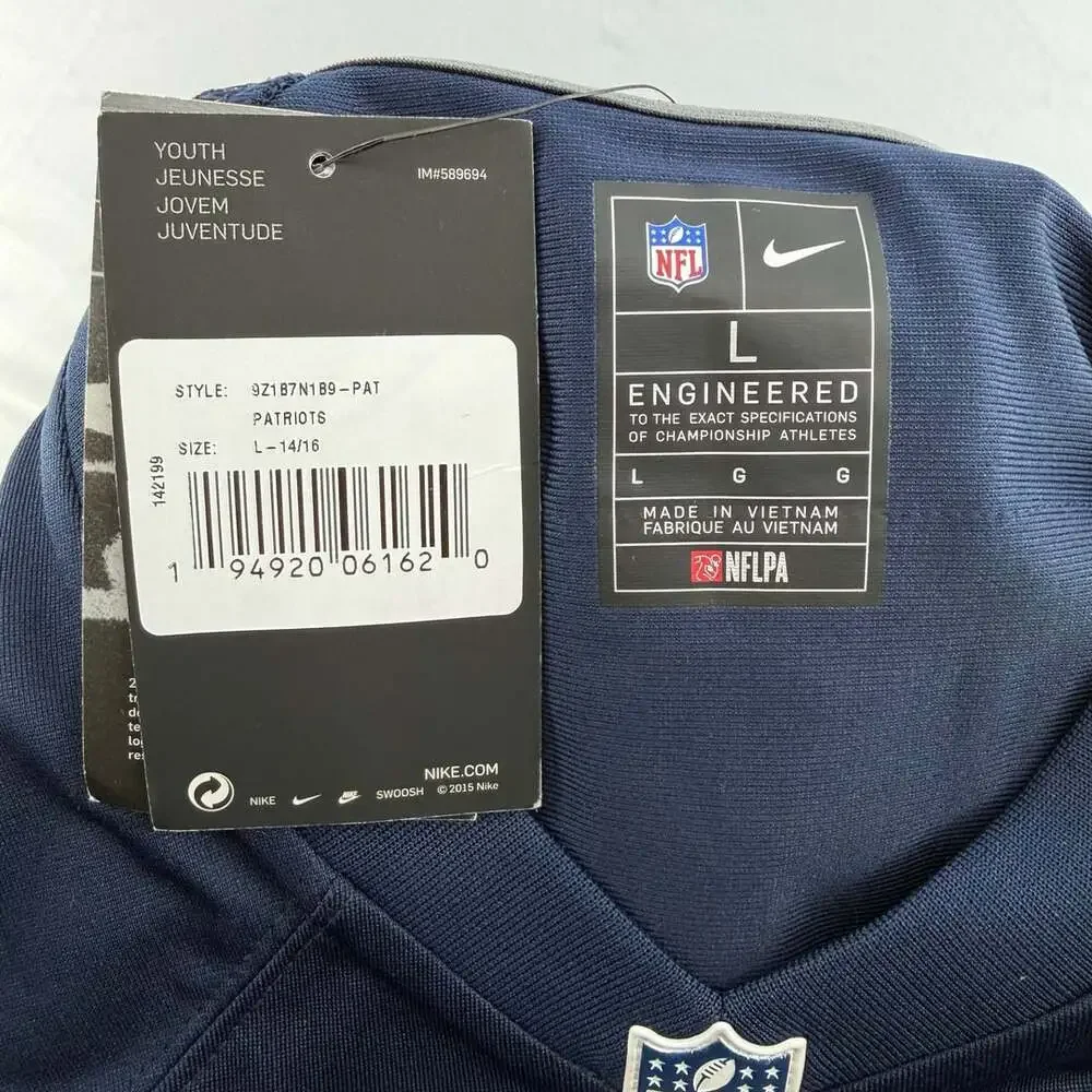 Nike New England Patriots Jersey Size L-14/16
